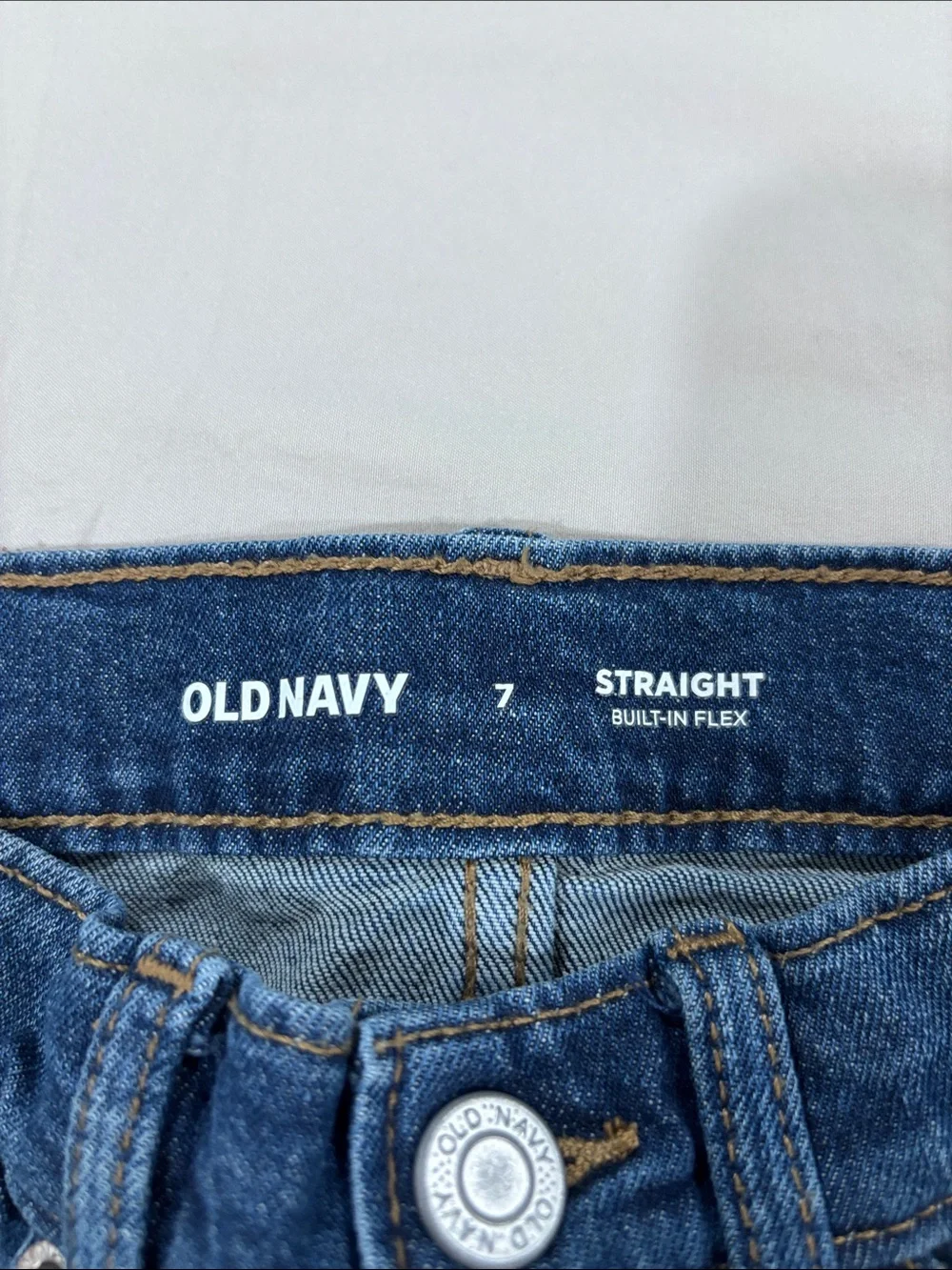 Old Navy Kids Blue Straight-Leg Jeans